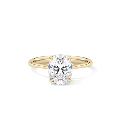 Oval Solitaire Lab Grown Engagement Ring
