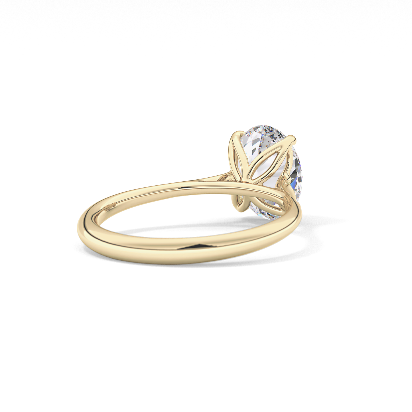 Oval Solitaire Lab Grown Engagement Ring