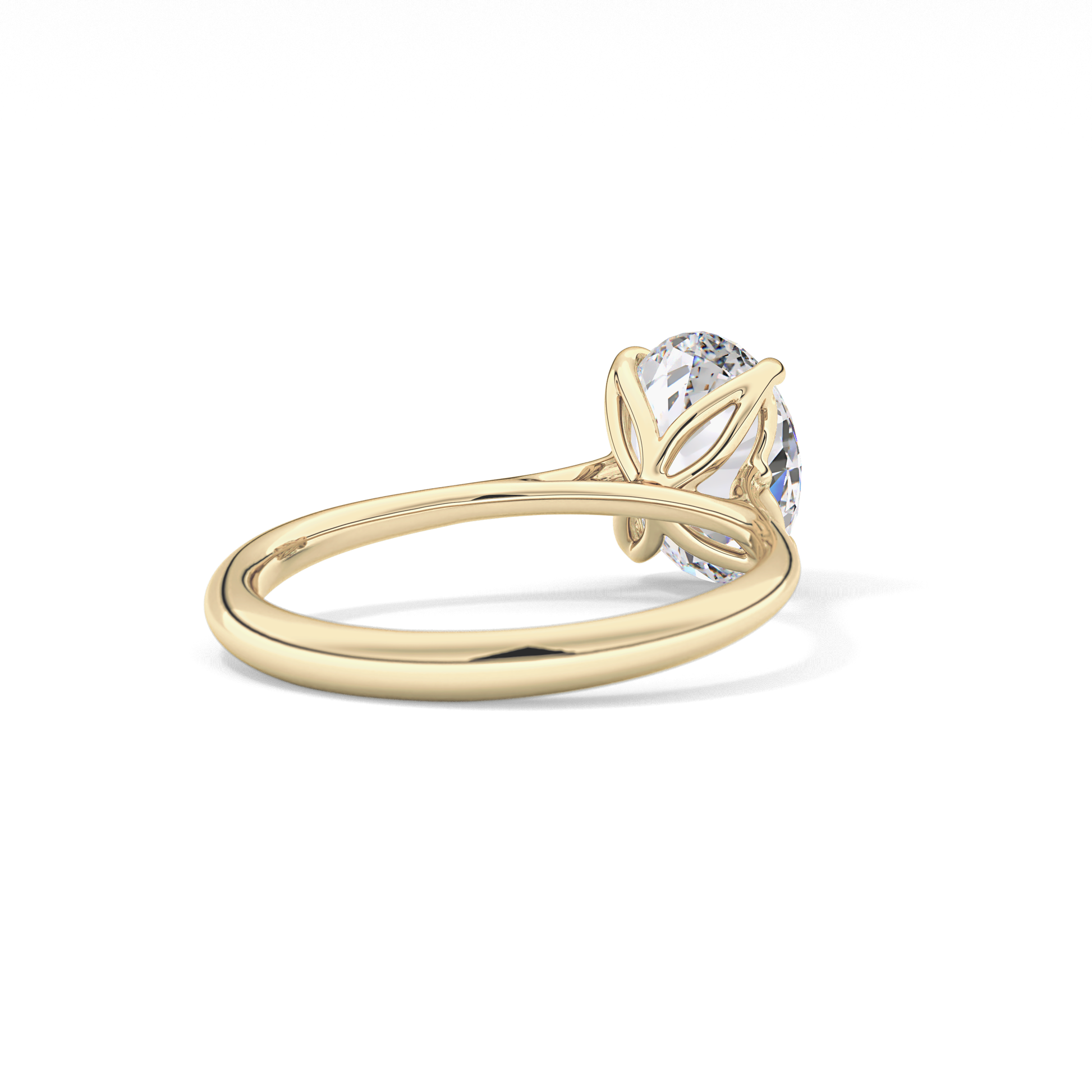 Oval Solitaire Lab Grown Engagement Ring
