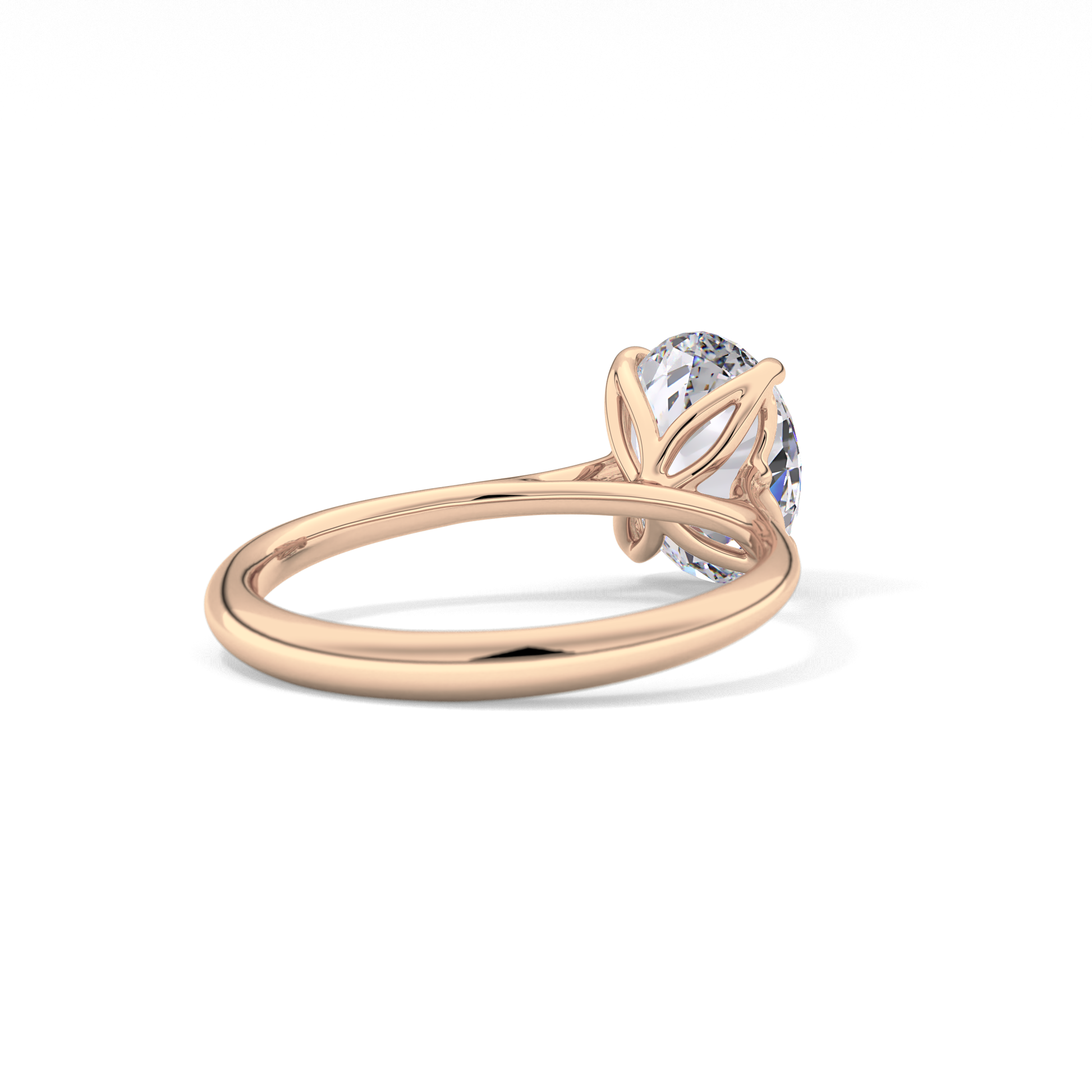 Oval Solitaire Lab Grown Engagement Ring