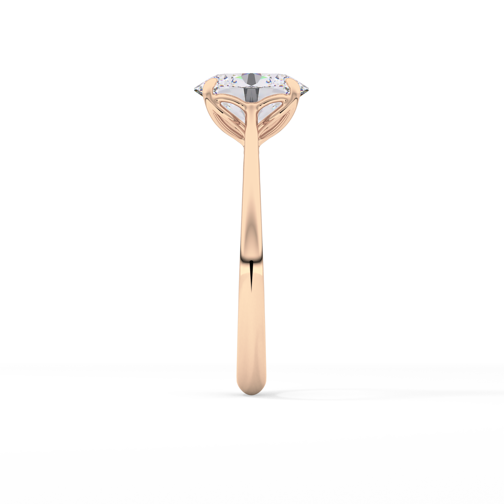 Oval Solitaire Lab Grown Engagement Ring