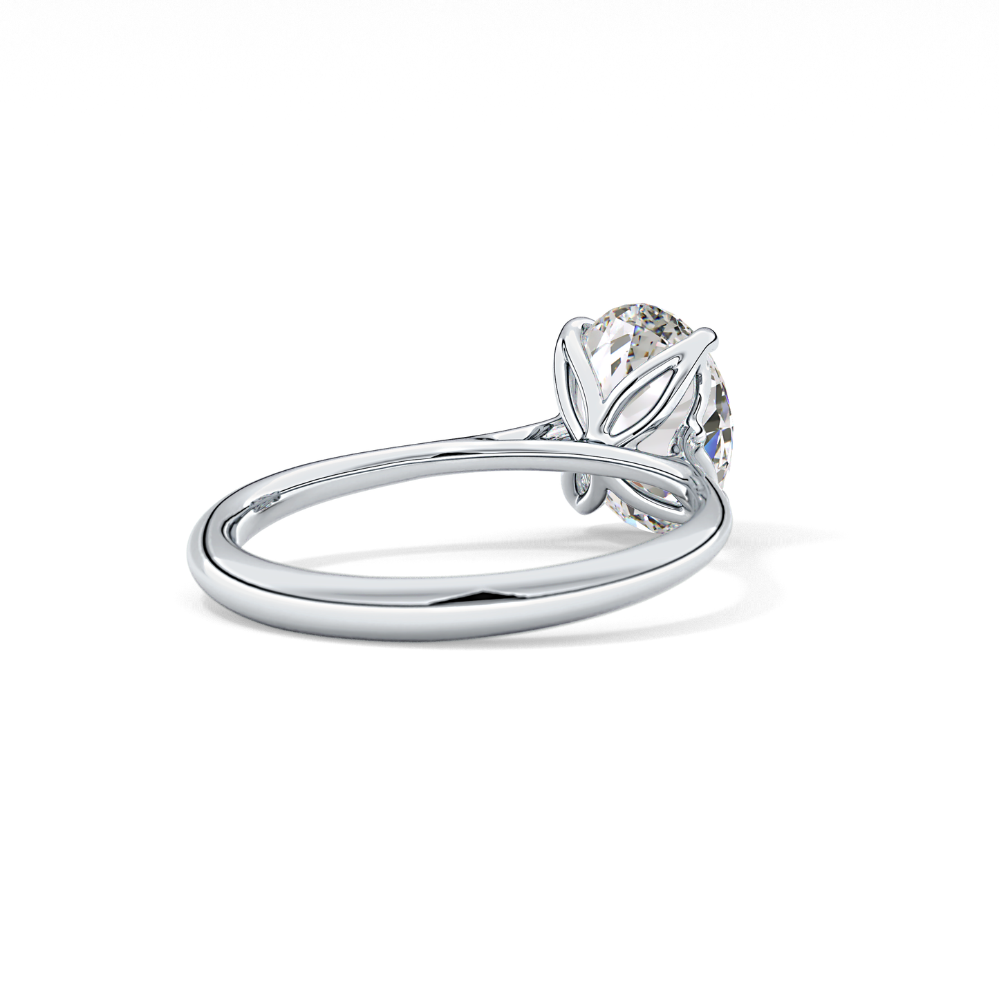 Oval Solitaire Lab Grown Engagement Ring