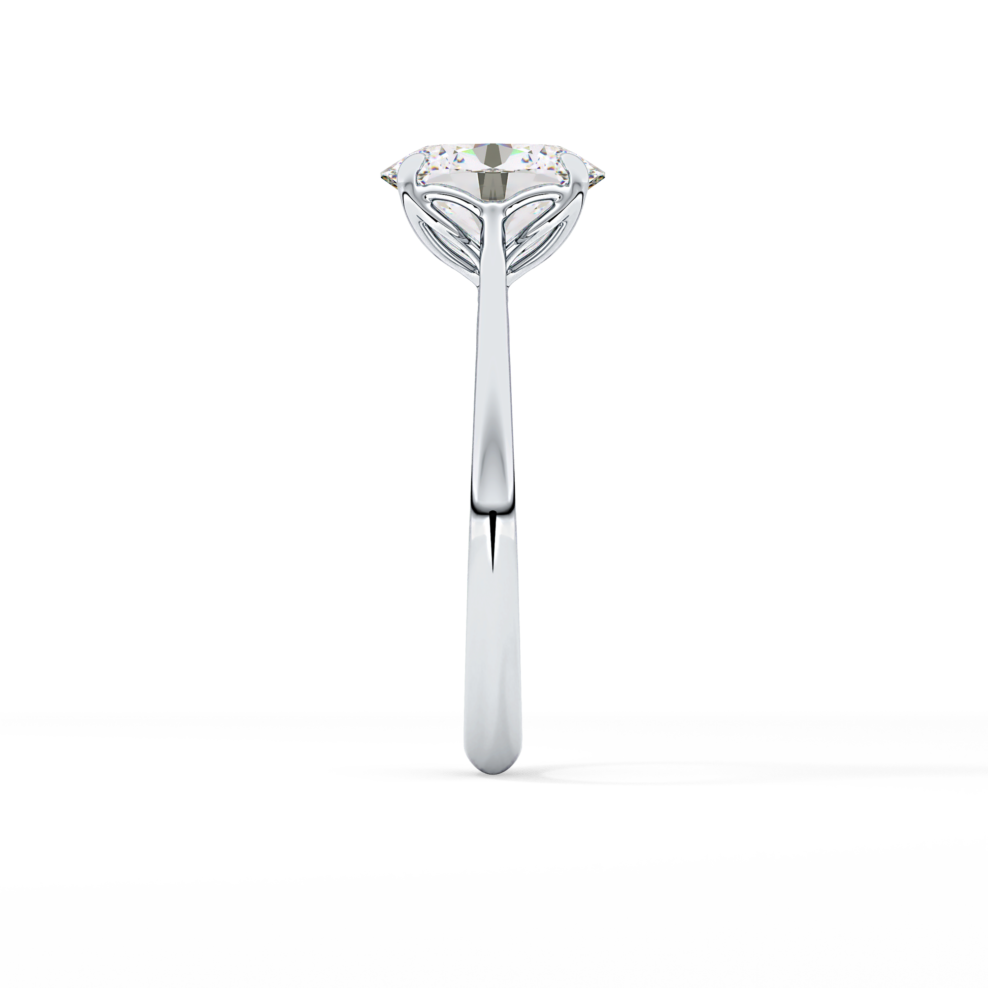 Oval Solitaire Lab Grown Engagement Ring