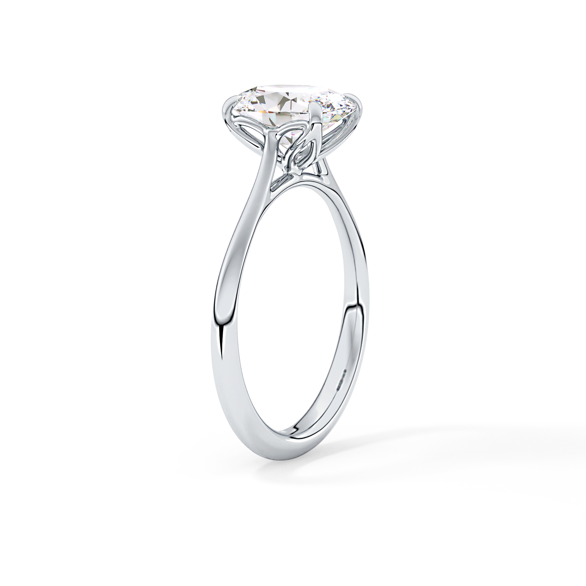 Oval Solitaire Lab Grown Engagement Ring
