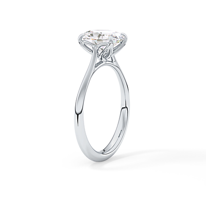 Oval Solitaire Lab Grown Engagement Ring
