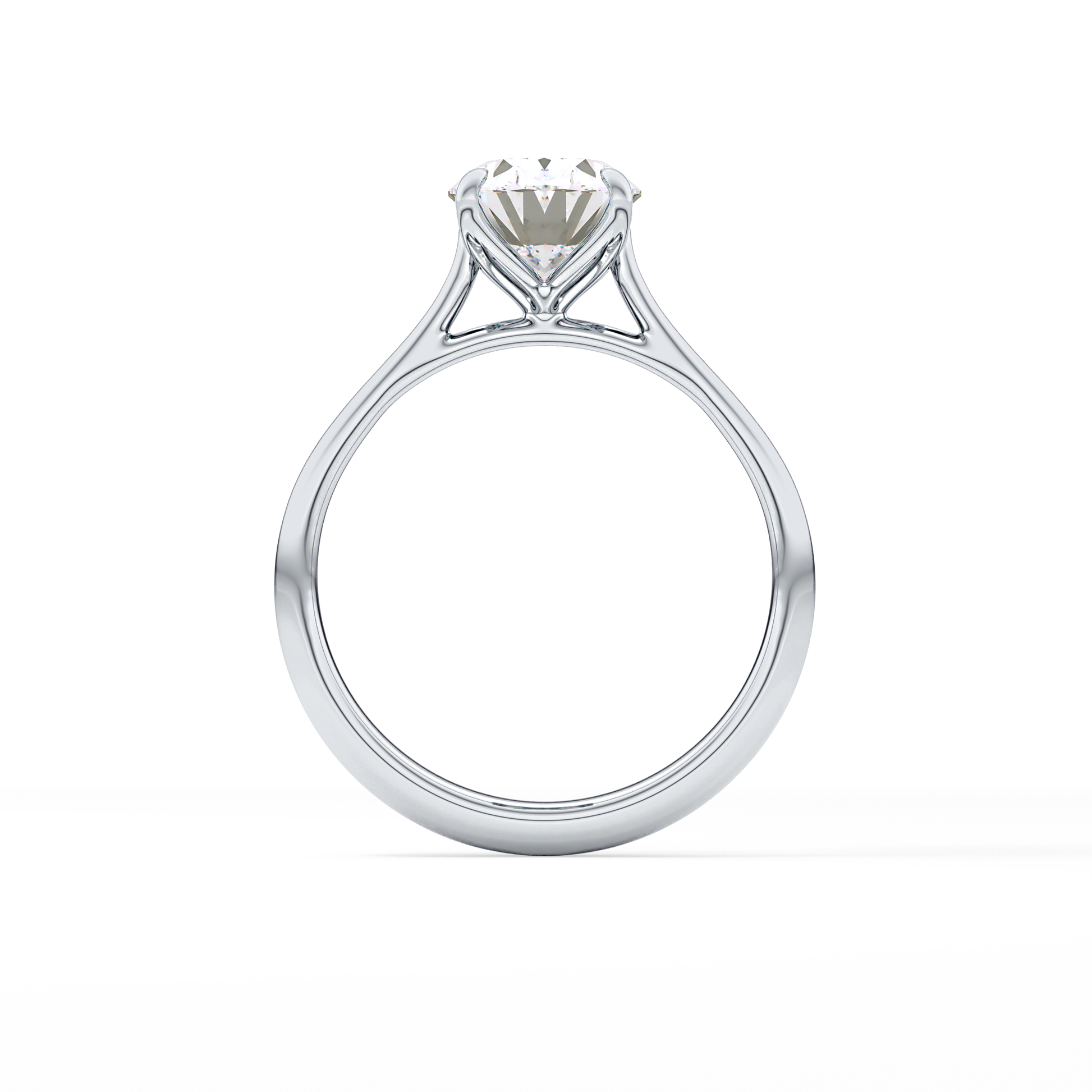 Oval Solitaire Lab Grown Engagement Ring