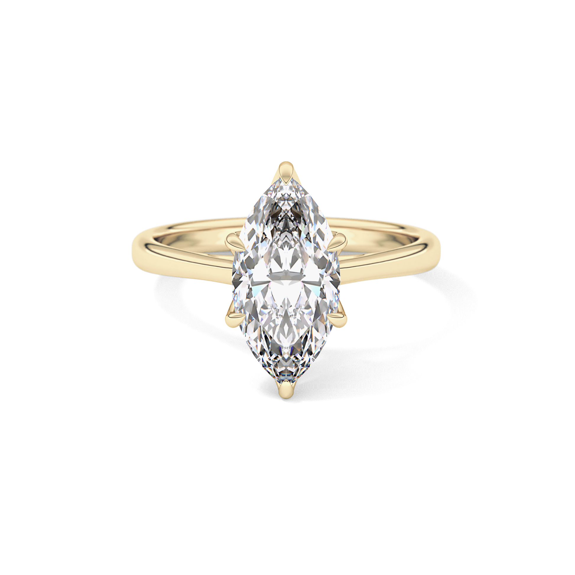 Marquise Solitaire Lab Grown Engagement Ring