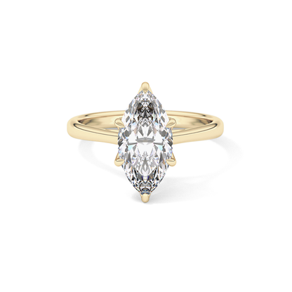 Marquise Solitaire Lab Grown Engagement Ring