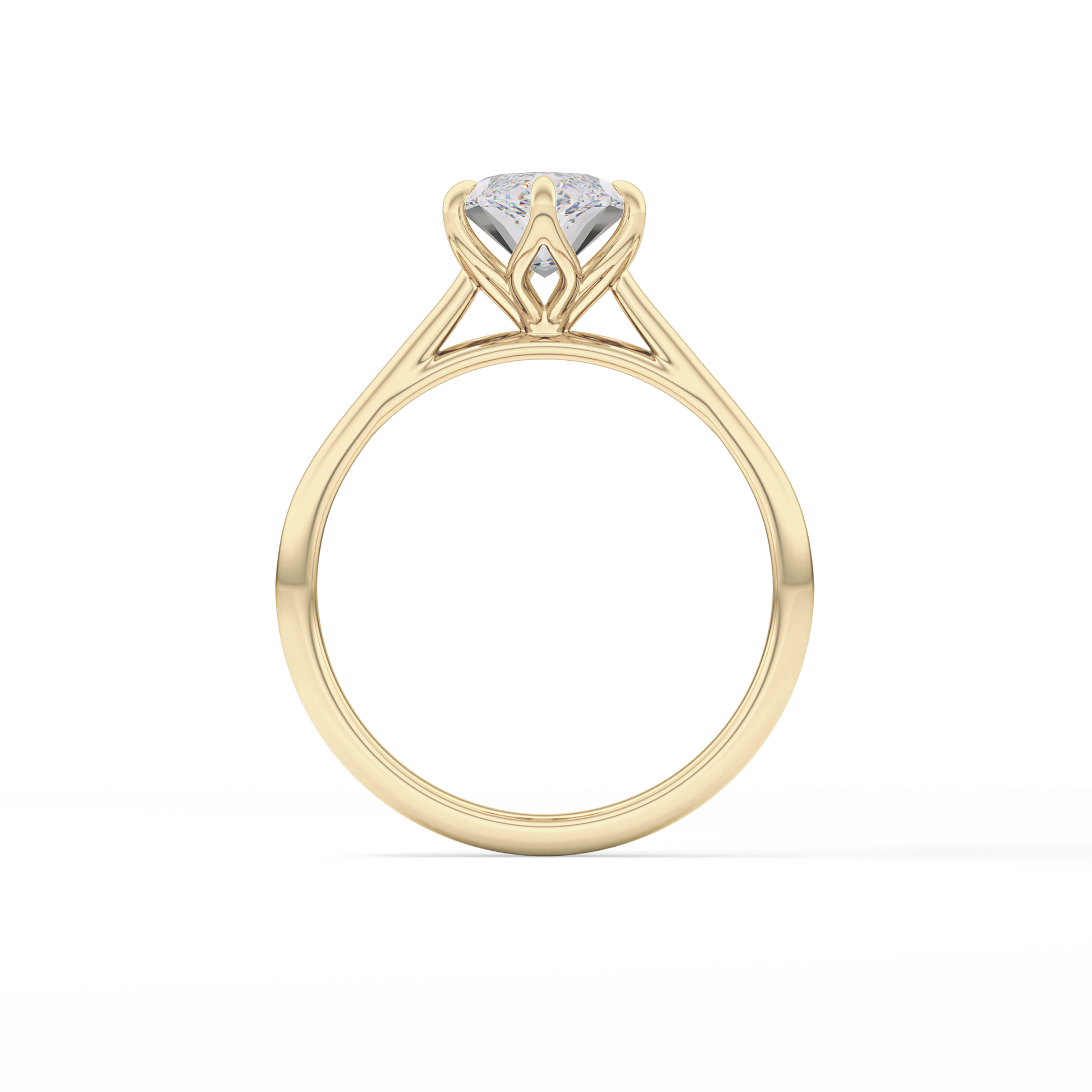 Marquise Solitaire Lab Grown Engagement Ring