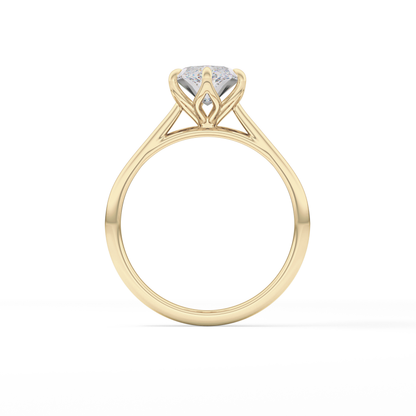 Marquise Solitaire Lab Grown Engagement Ring