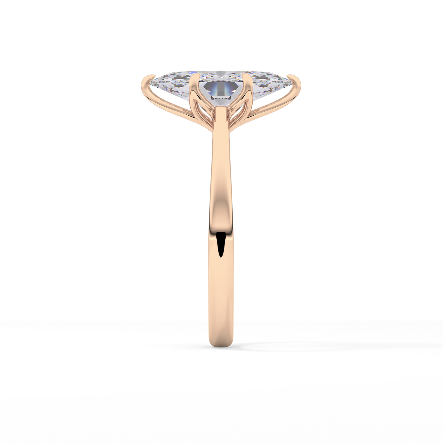 Marquise Solitaire Lab Grown Engagement Ring