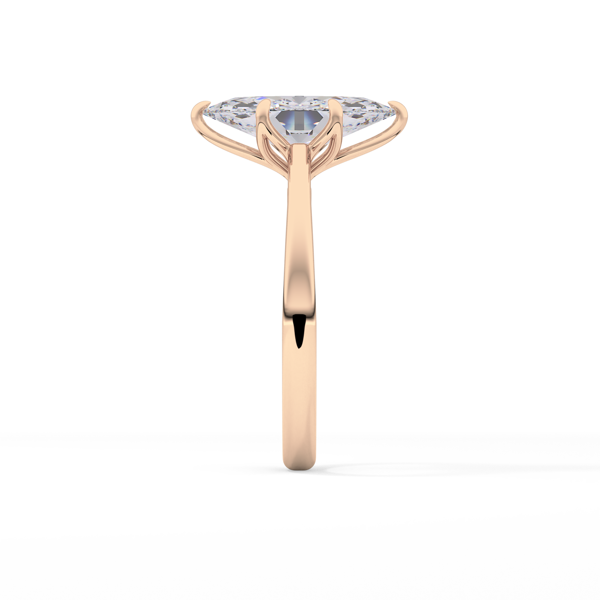 Marquise Solitaire Lab Grown Engagement Ring