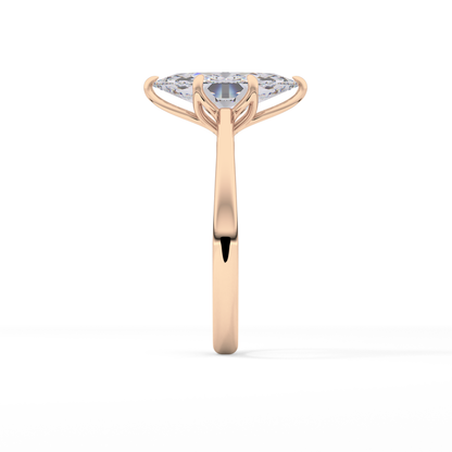 Marquise Solitaire Lab Grown Engagement Ring