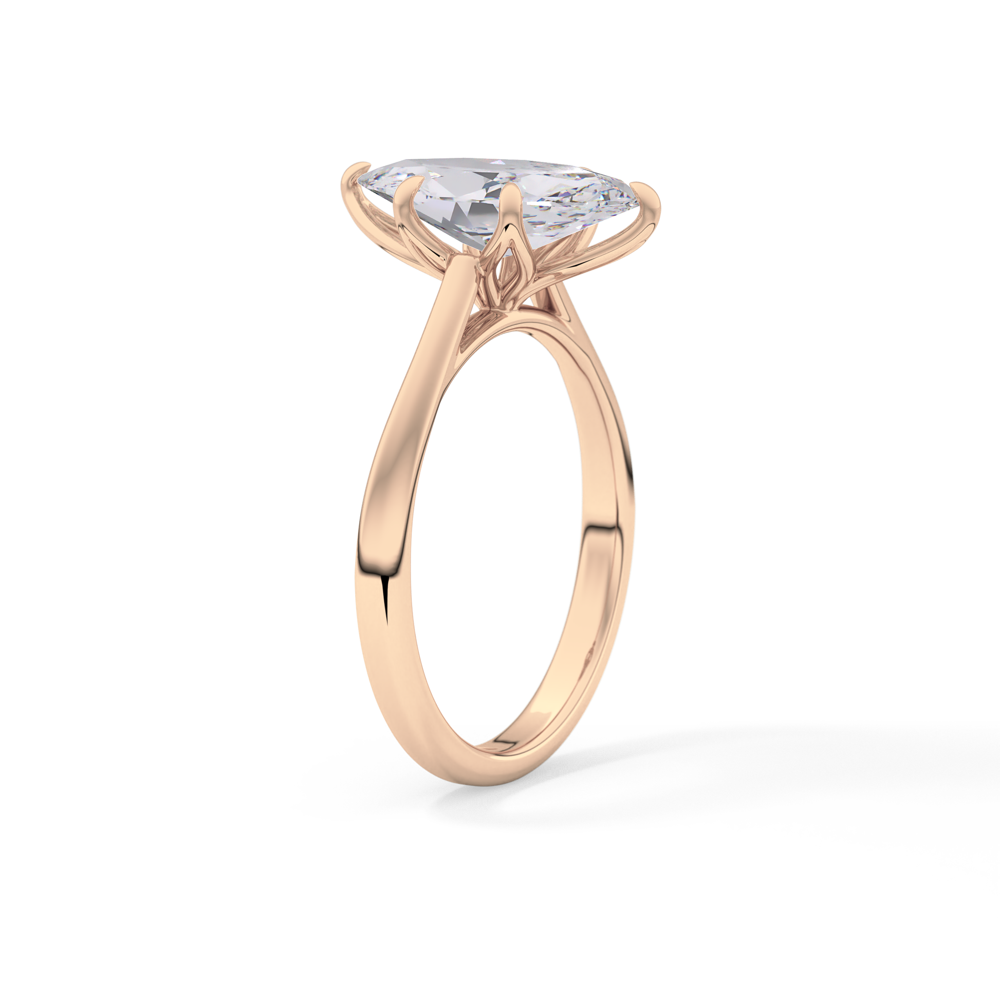Marquise Solitaire Lab Grown Engagement Ring