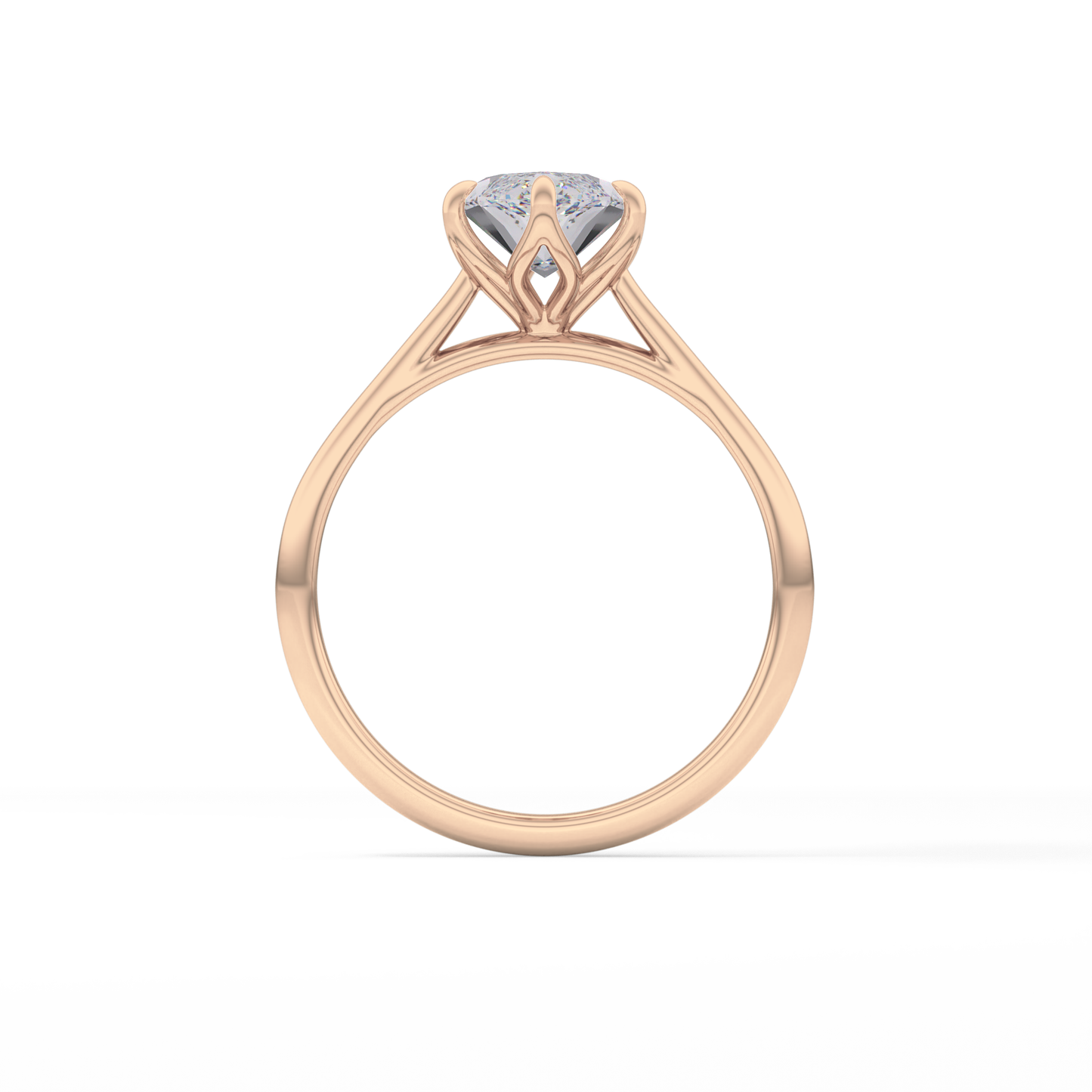 Marquise Solitaire Lab Grown Engagement Ring