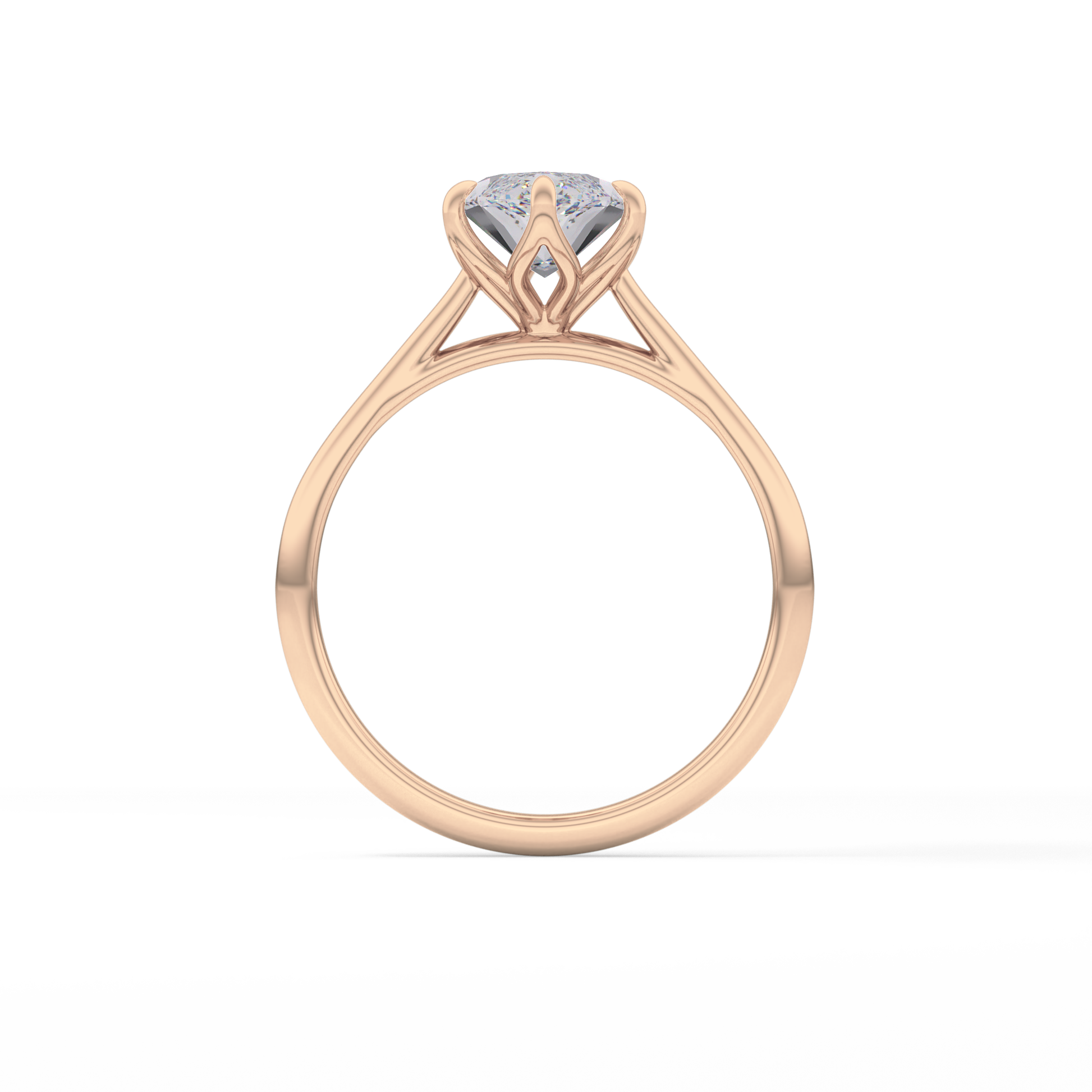 Marquise Solitaire Lab Grown Engagement Ring