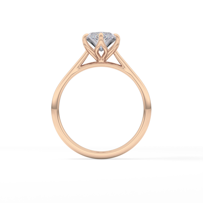 Marquise Solitaire Lab Grown Engagement Ring
