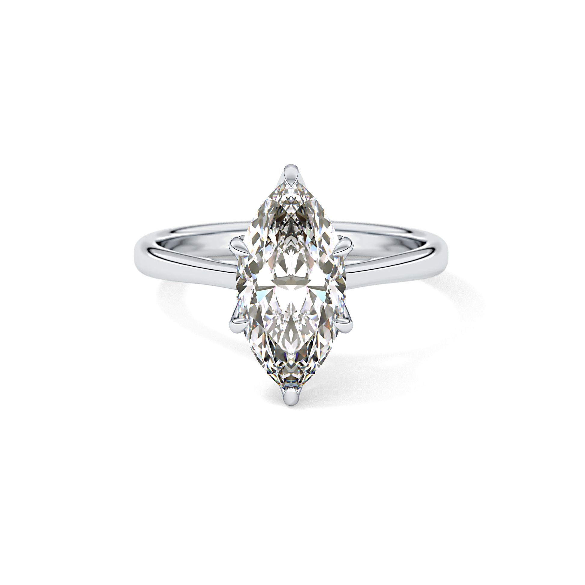 Marquise Solitaire Lab Grown Engagement Ring
