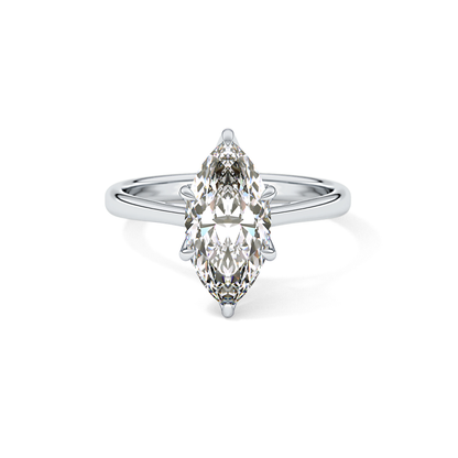 Marquise Solitaire Lab Grown Engagement Ring