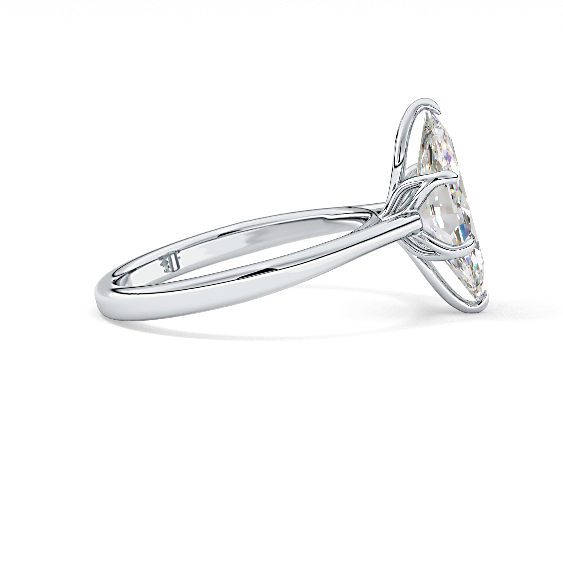 Marquise Solitaire Lab Grown Engagement Ring
