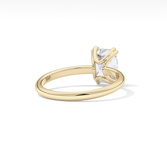 Radiant Solitaire Lab Grown Diamond Engagement Ring