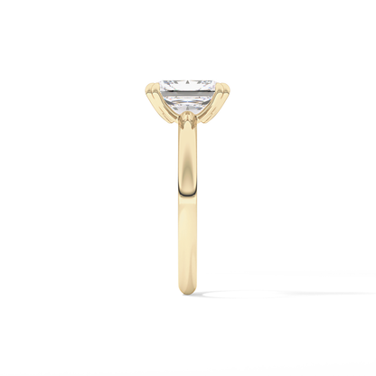 Radiant Solitaire Lab Grown Diamond Engagement Ring