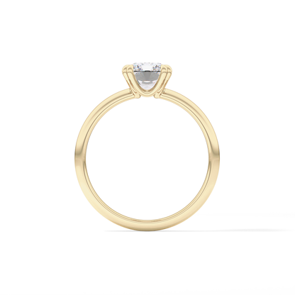 Radiant Solitaire Lab Grown Diamond Engagement Ring