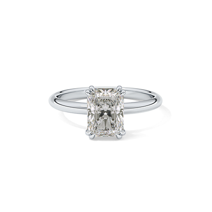 Radiant Solitaire Lab Grown Diamond Engagement Ring