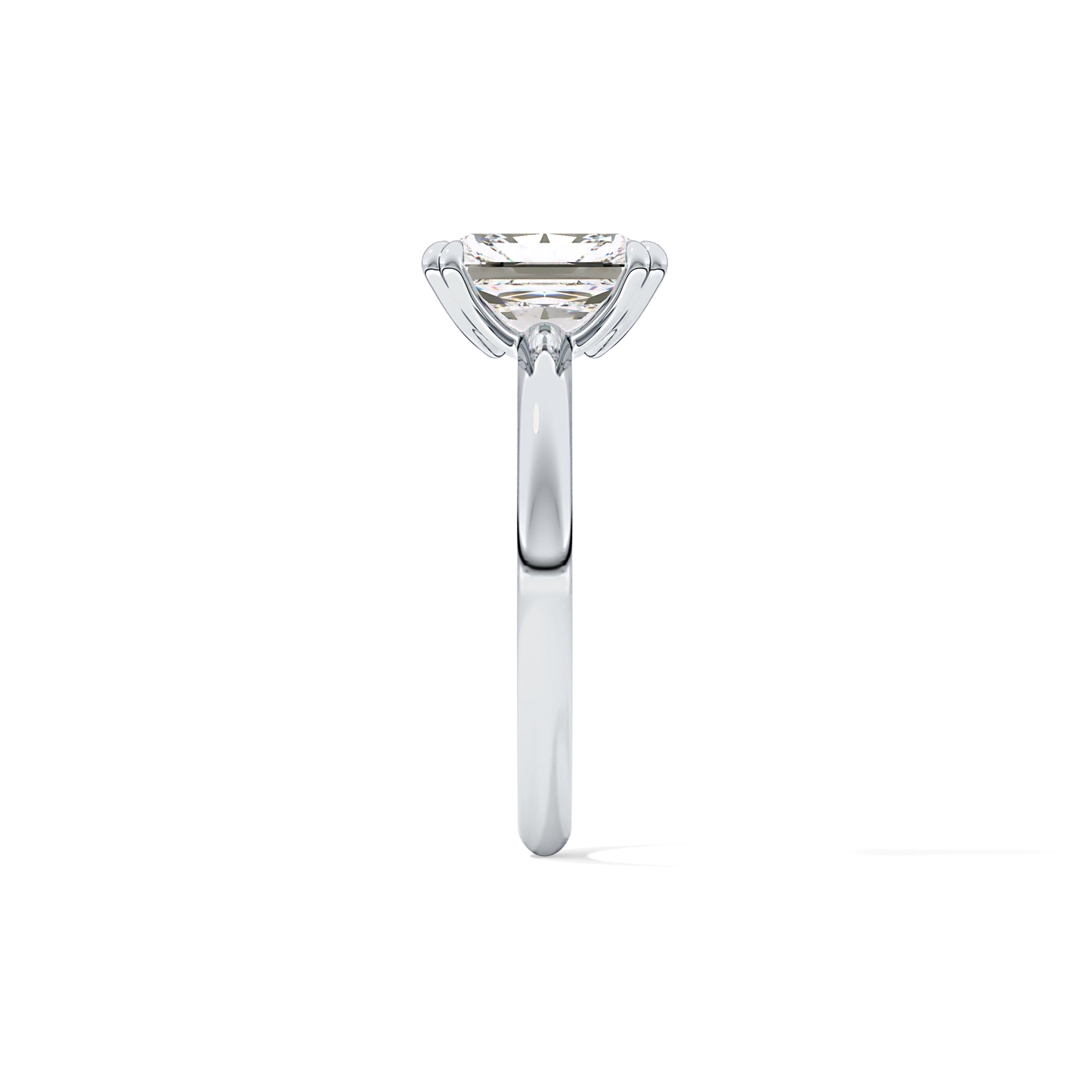 Radiant Solitaire Lab Grown Diamond Engagement Ring
