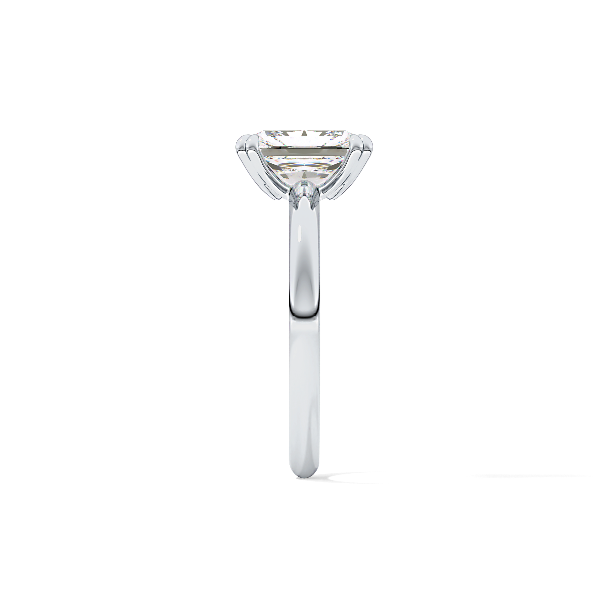 Radiant Solitaire Lab Grown Diamond Engagement Ring