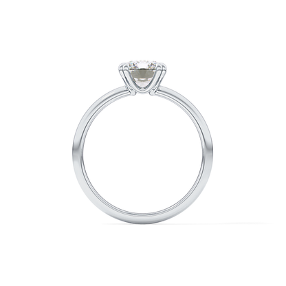 Radiant Solitaire Lab Grown Diamond Engagement Ring