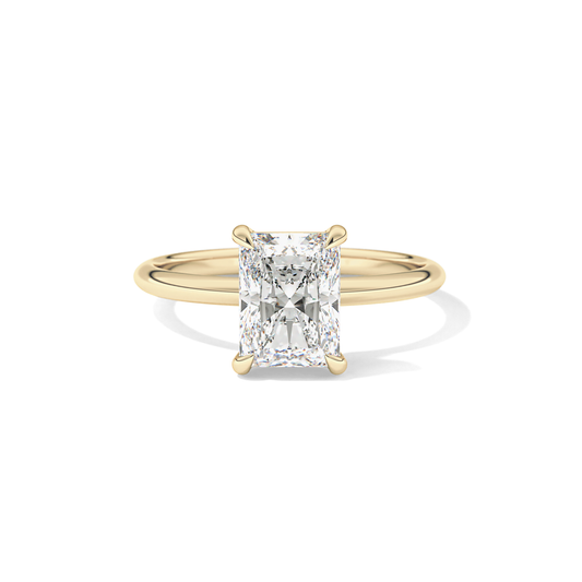 Radiant Solitaire Lab Grown Engagement Ring