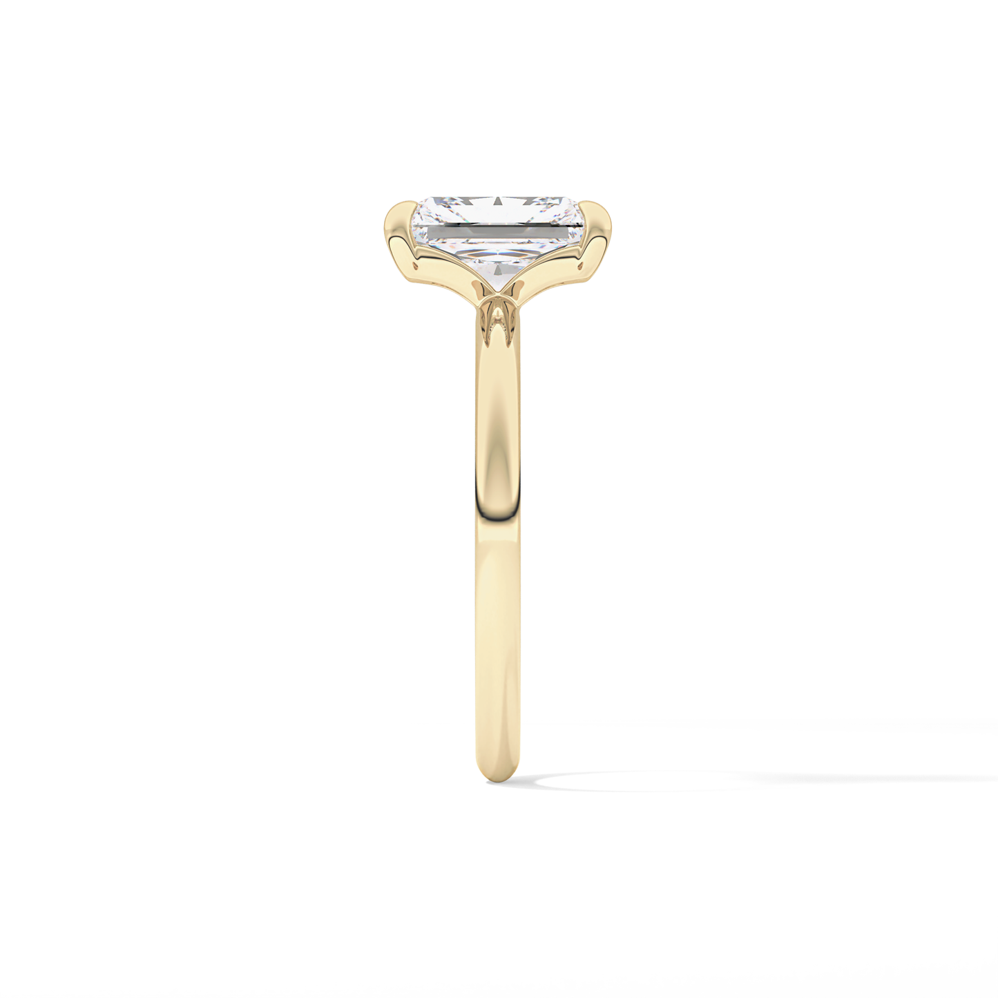 Radiant Solitaire Lab Grown Engagement Ring