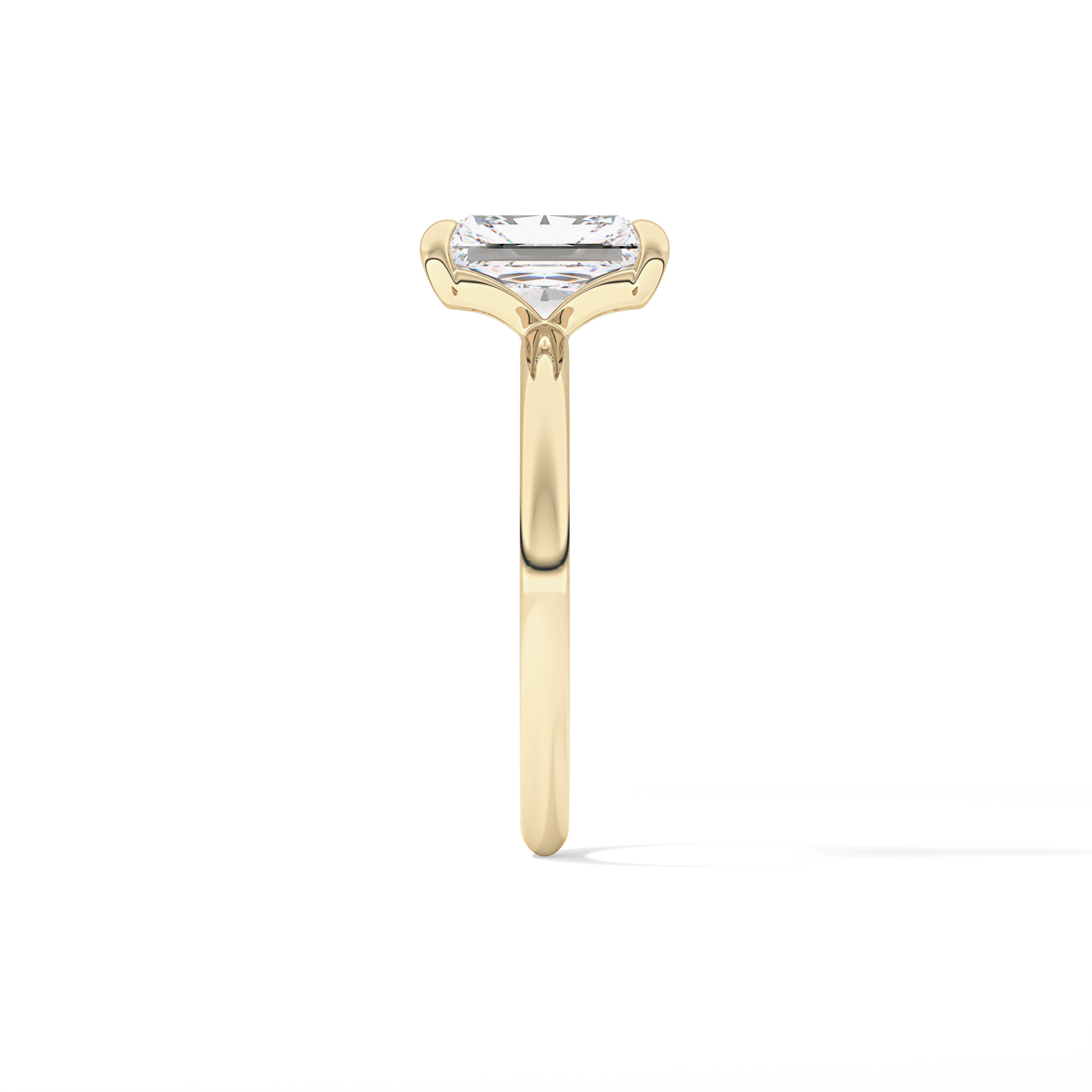 Radiant Solitaire Lab Grown Engagement Ring