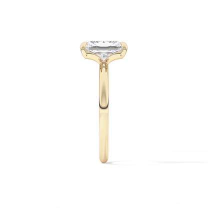 Radiant Solitaire Lab Grown Engagement Ring
