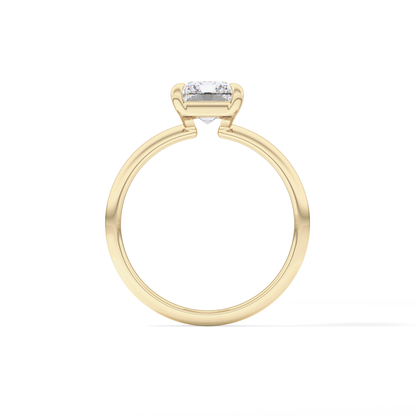 Radiant Solitaire Lab Grown Engagement Ring