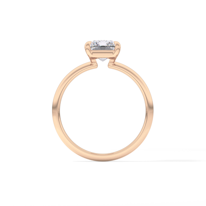 Radiant Solitaire Lab Grown Engagement Ring