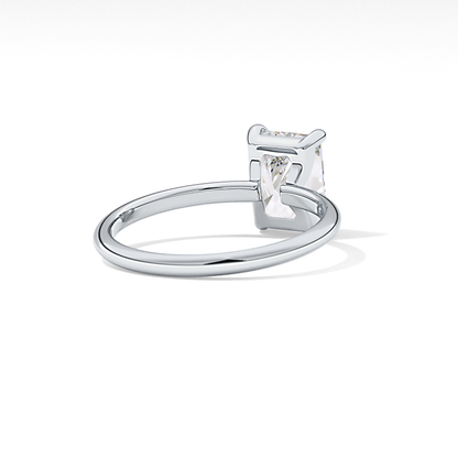 Radiant Solitaire Lab Grown Engagement Ring