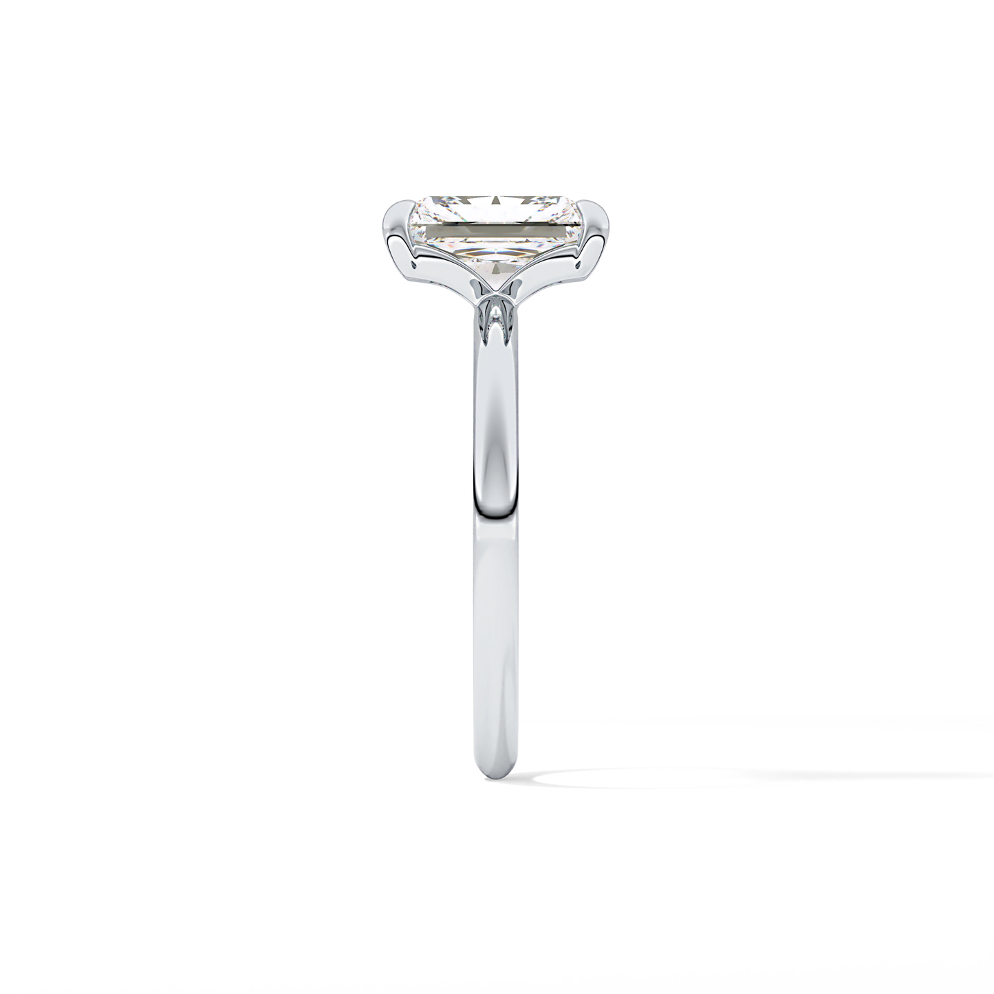 Radiant Solitaire Lab Grown Engagement Ring