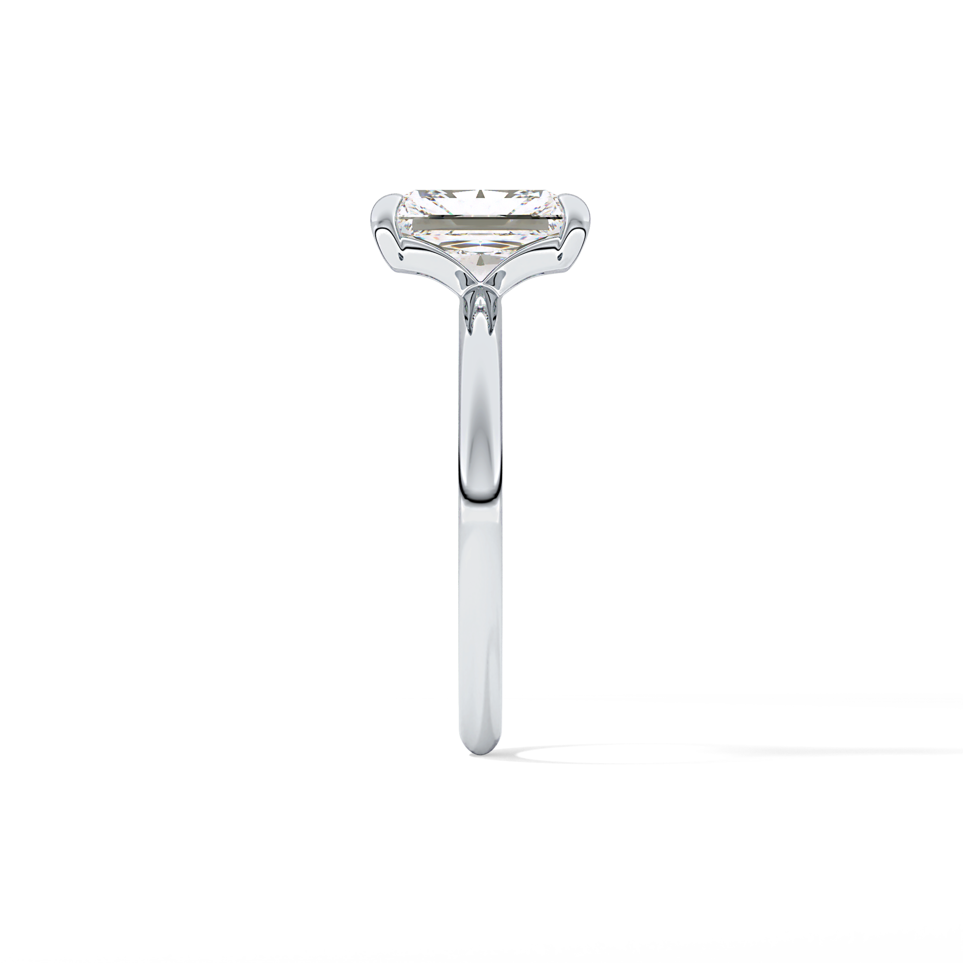 Radiant Solitaire Lab Grown Engagement Ring