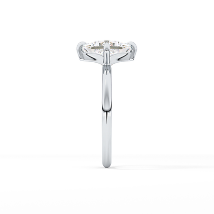 Princess Hidden Halo Lab Grown Diamond Engagement Ring