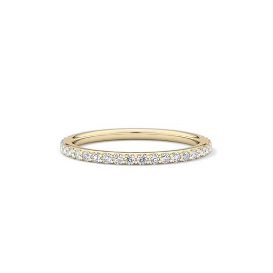 0.5 TCW Round Lab Grown Diamond Wedding Band