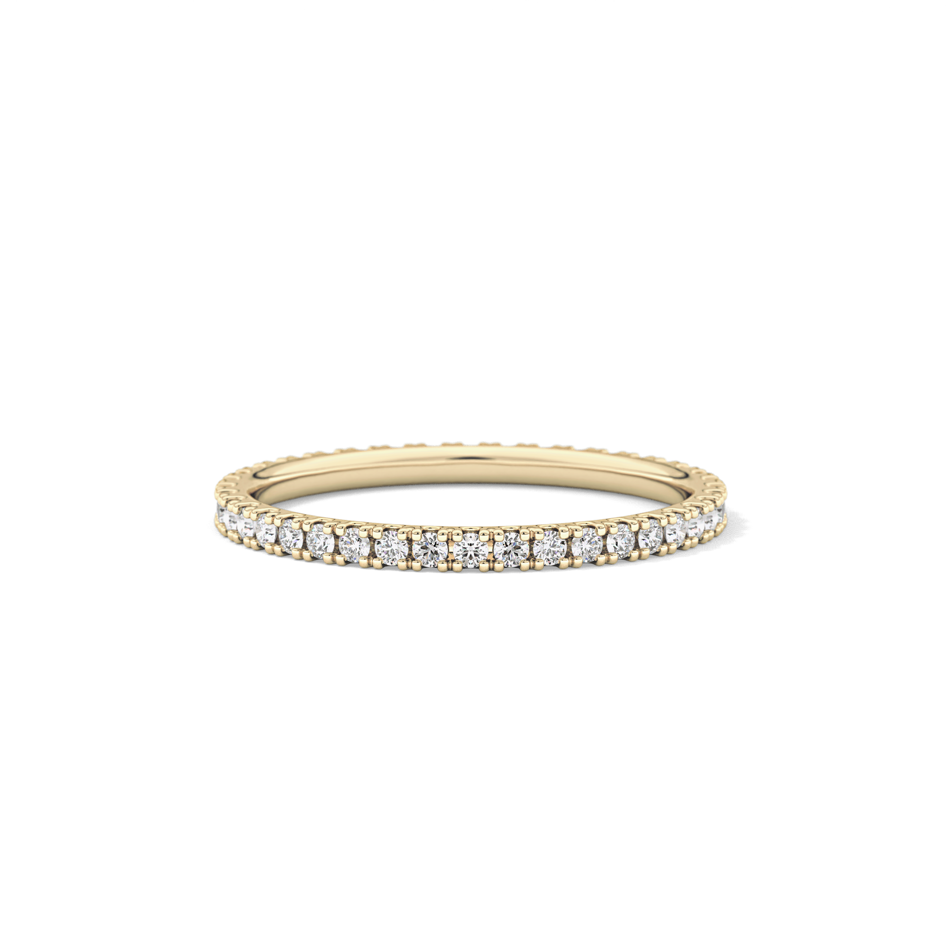 0.36 TCW Round Lab Grown Diamond Wedding Band