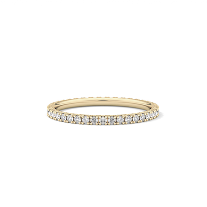 0.36 TCW Round Lab Grown Diamond Wedding Band