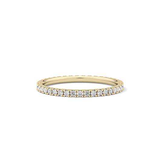 0.36 TCW Round Lab Grown Diamond Wedding Band