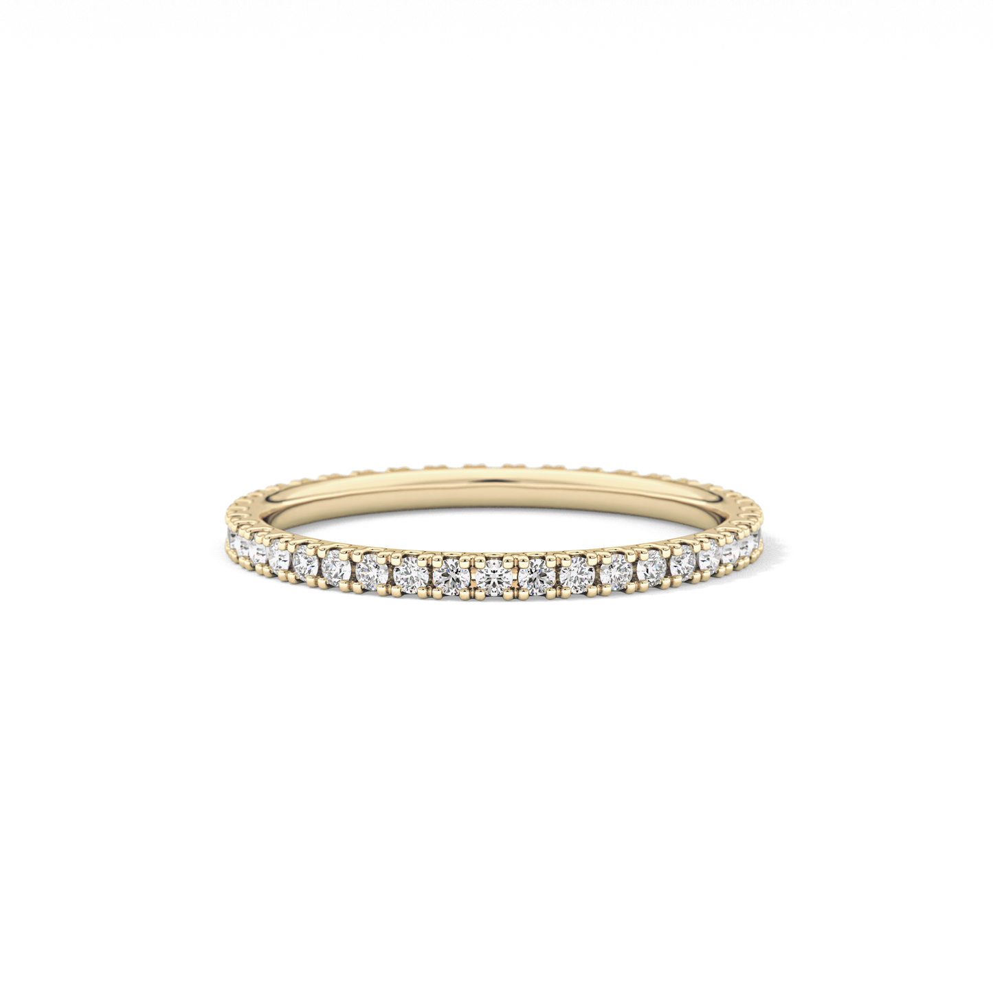 0.36 TCW Round Lab Grown Diamond Wedding Band