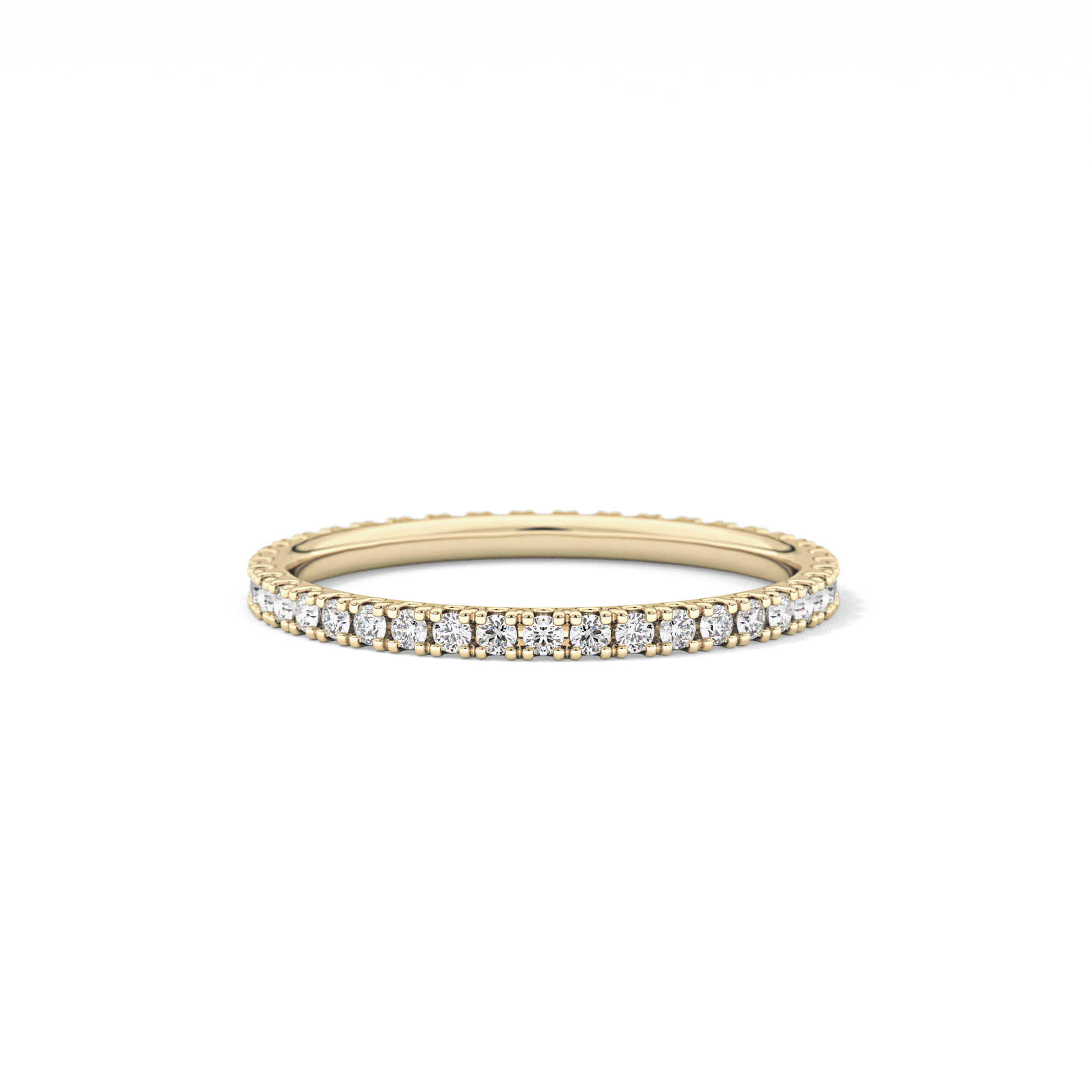 0.36 TCW Round Lab Grown Diamond Wedding Band
