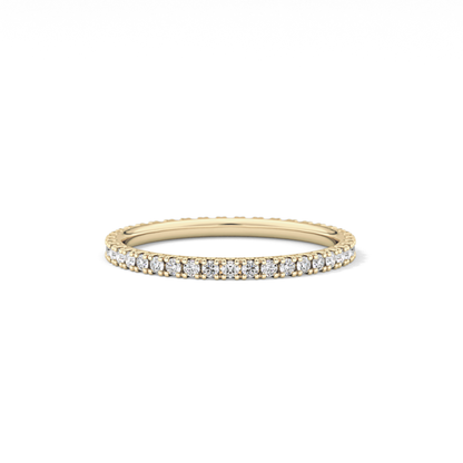 0.36 TCW Round Lab Grown Diamond Wedding Band