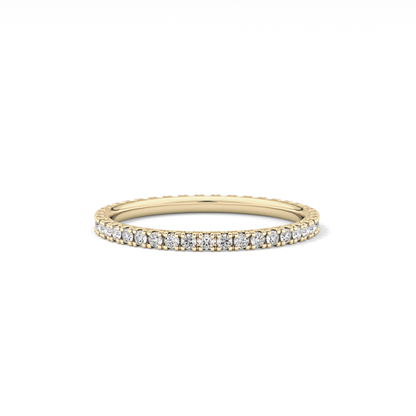 0.36 TCW Round Lab Grown Diamond Wedding Band