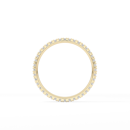 0.36 TCW Round Lab Grown Diamond Wedding Band